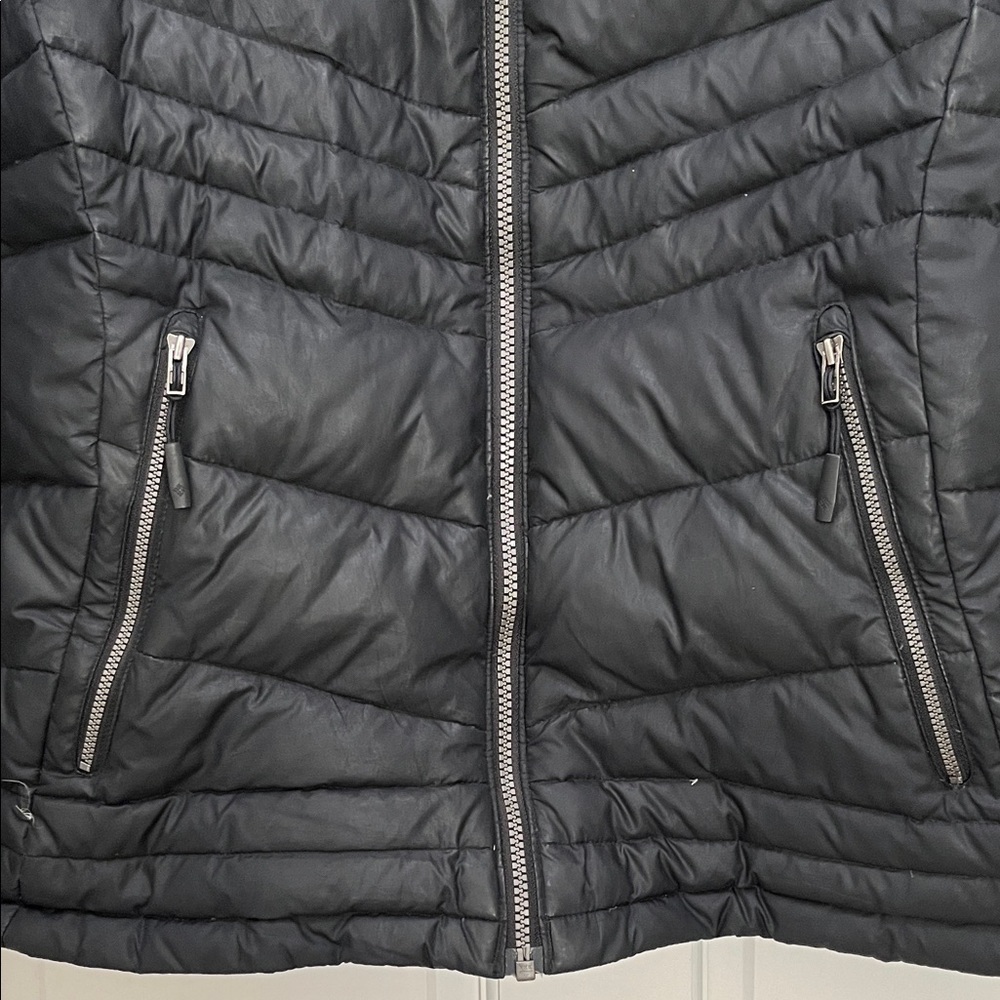 Columbia Black Duck Down Feathers Outdoor Winter Jacket - Size Large - Picture 6 of 16